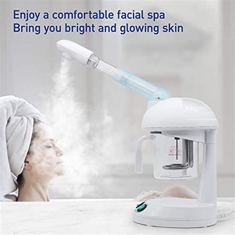 Mini Tabletop Facial Steamer With Extendable And Rotatable Arm Desk