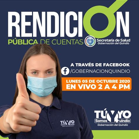 Secretaría de Salud del Quindío al tablero rendición de cuentas 2020