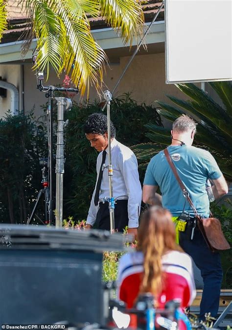 Jaafar Jackson Spotted On Set Alongside Nia Long While Filming A