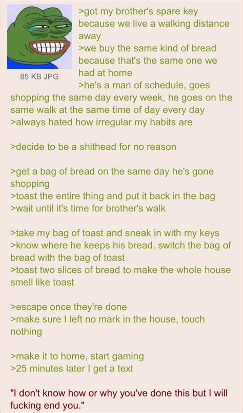 Anon Trolls His Brother Rgreentext Greentext Stories Know Your Meme