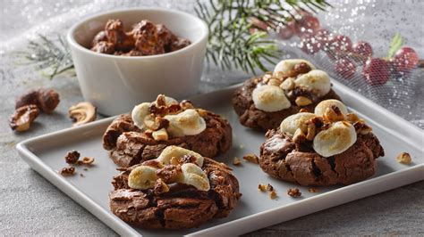 Toasted Marshmallow Topped Hot Cocoa Cookies PLANTERS Brand