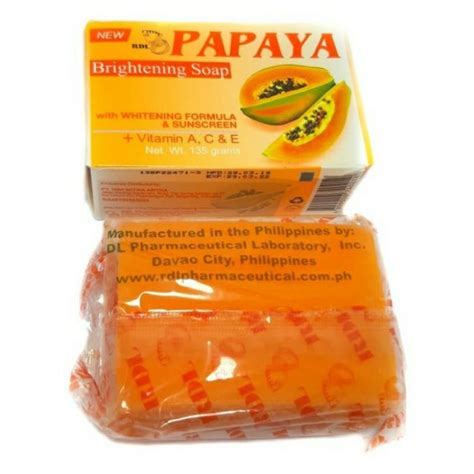 Jual Sabun Rdl Papaya Original Philippines Sabun Wajah Bpom Shopee