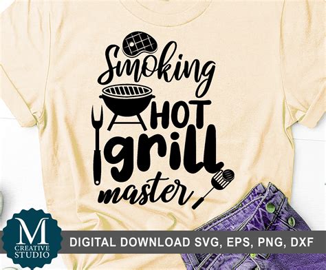 Smoking Hot Grill Master Svg Cut File Commercial Use Instant Etsy Uk