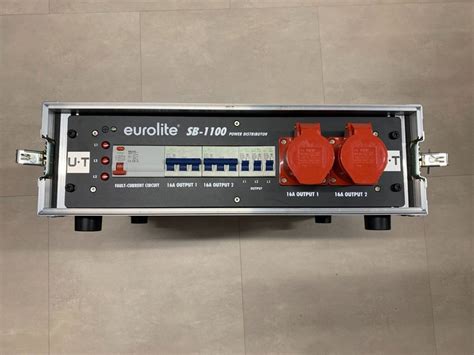 Stromverteiler Eurolite SB-1100 32A + Case Thon Rack 3U Liv | Kaufen