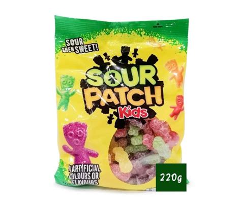 Sour Patch Kids No Artificial Colours And Flavours Chewy Candy 220g