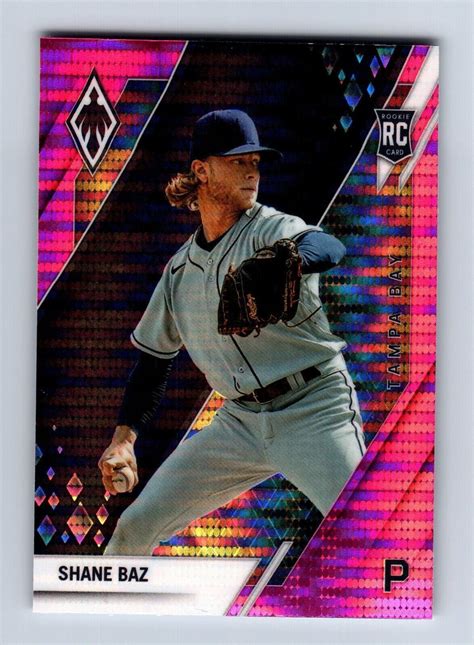 Panini Chronicles Shane Baz Phoenix Pink Pulsar Rc Tampa Bay Rays