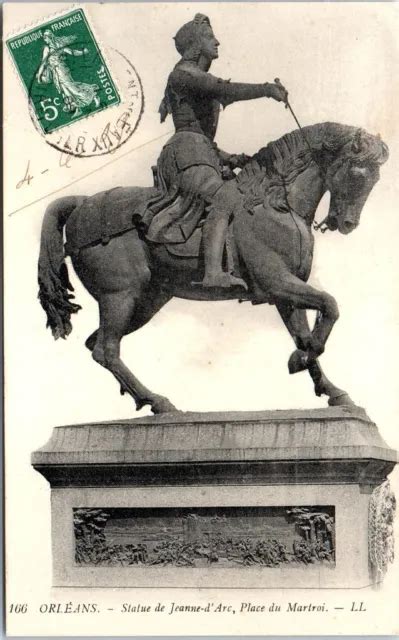 Orleans Statue De Jeanne D Arc Place Du Martroi Eur Picclick Fr