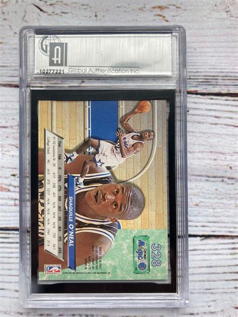 Shaquille O Neal Ultra RC 328 Shaq Gem Mint 10 Perfect GAI BGS 10 PSA