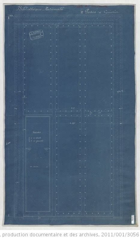 Plans du quart nord est du Quadrilatère Richelieu bâtiment sur jardin