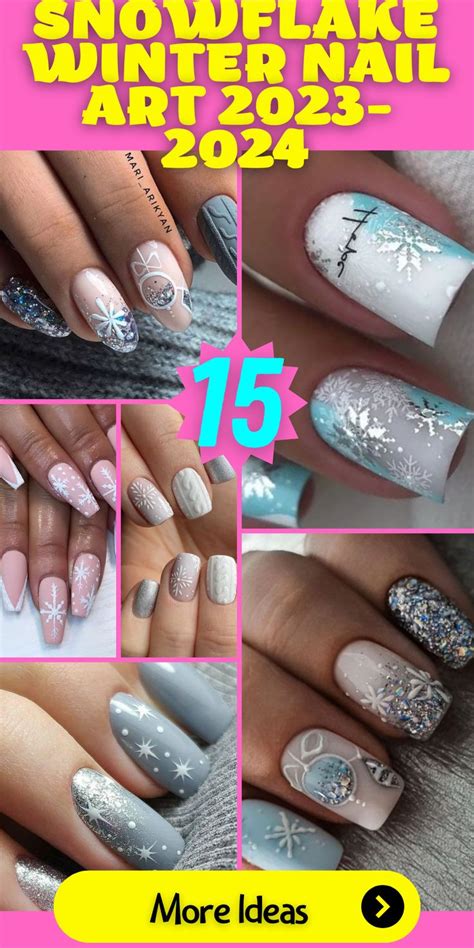 15 Snowflake Inspired Winter Nail Art Ideas For 2023 2024