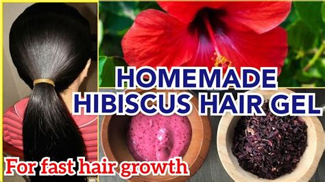 Hibiscus Flower Gel For Fast Hair Growth Stops Hair Fall And Promotes Hair Growth Youtube