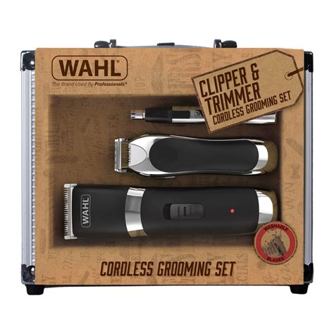 Wahl Wahl Clipper and Trimmer Cordless Grooming Set in Vanity Case