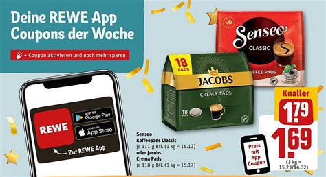 Senseo Kaffeepads Classic Oder Jacobs Crema Pads Angebot Bei REWE