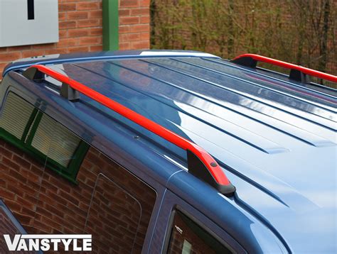 VW T5 T6 Red Edition Aluminium Roof Bars Vanstyle