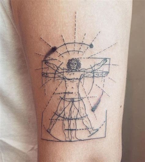 30 Unique Vitruvian Man Tattoos For Your Inspiration Tattoos For Guys