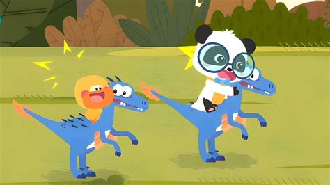 Bermain Dan Belajar Bersama Panda Kiki Dan Qweki Mengenai Dinosaurus