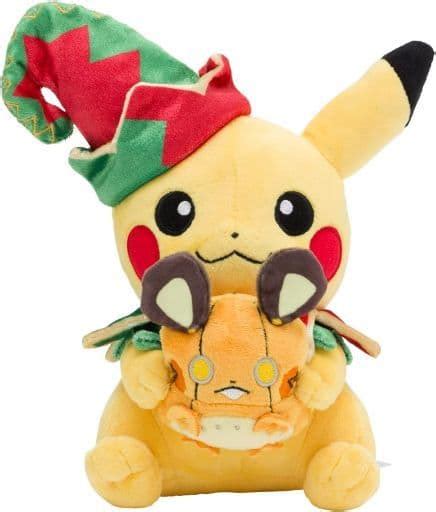 駿河屋 ピカチュウ＆デデンネ Pokemon Christmas Toy Factory ぬいぐるみ 「ポケットモンスター」 ポケモン