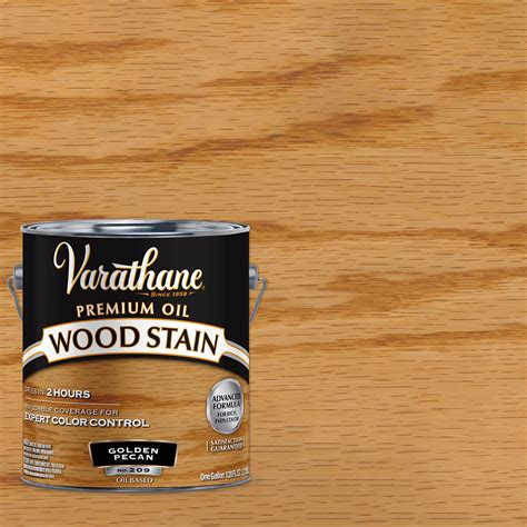 Golden Pecan Low VOC Varathane Premium Oil Based Interior Wood Stain