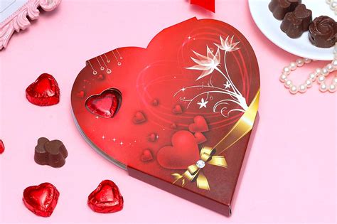 Buy Heart Shaped Chocolate Gift box Gift Online at ₹429