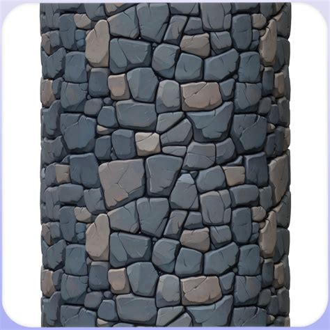stylized stone floor seamless texture  zamesd