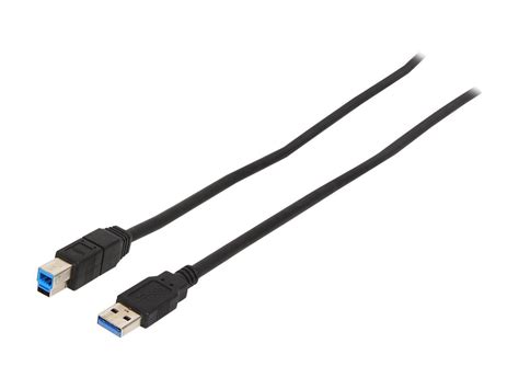 Usb3sab6bk Black Superspeed Usb 3 0 Cable A To B M M