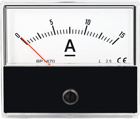 Analog Current Panel Meter, Class 2.5 Accuracy, DC 0-15A in Nepal at ...