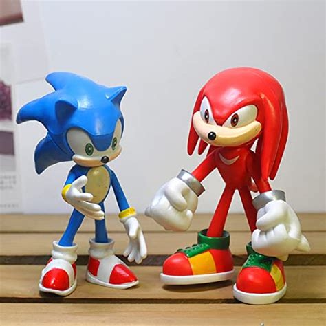 Sonic Action Figures, 4.8'' tall Sonic The Hedgehog with Movable Joint Playsets Toys, Cake ...