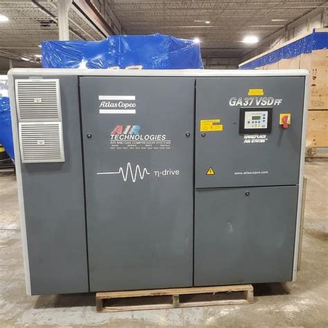 Used Atlas Copco GA37VSD Air Compressor For Sale At Gizmo Machine Tools