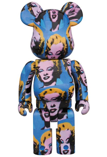 MEDICOM TOY Andy Warhols Marilyn Monroe BE RBRICK 100 400