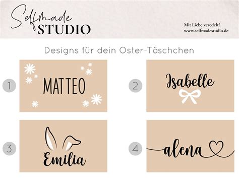 Oster Jutetasche Personalisierte Gro Mit Namen Verschiedene Designs