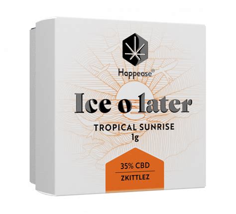 Extracto O Resina Happease Ice O Later Tropical Sunrise 35 CBD 1g