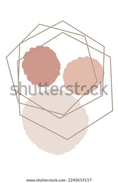 Minimalis Ilustrasi Background Nude Theme Colour Stock Vector Royalty Free