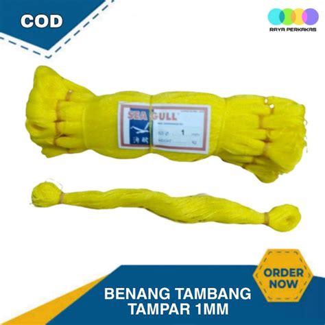 Jual Tali Benang Tambang Tampar Kenur Kuning Kecil Mm Tukang Bangunan