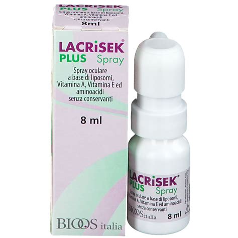 Fidia Lacrisek Plus Spray Oculare 8 Ml Redcare