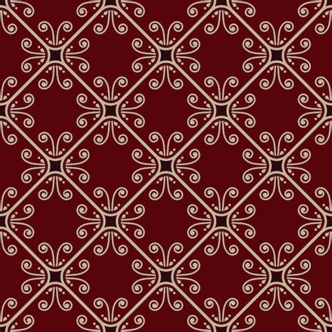 Premium Vector | Royal damask pattern