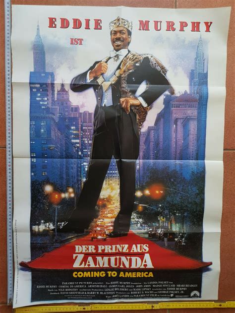 Eddie Murphy The Prince Of Zamunda 1987 Original Movie Etsy