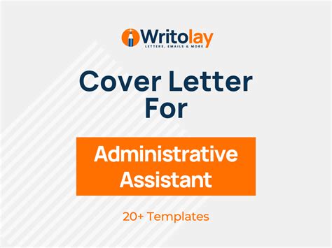 Administrative Assistant Cover Letter 4 Templates Writolay