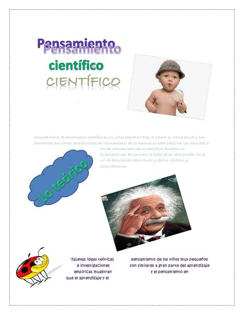 Como Estimular El Pensamiento Cientifico Y El Razonamiento En Los Ninos