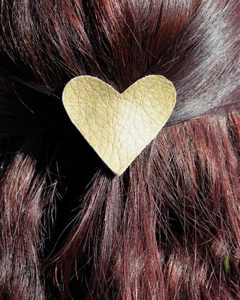 Heart Shaped Hair Clip Hair Clips Diy Hair Clips Diy Hair Accessories