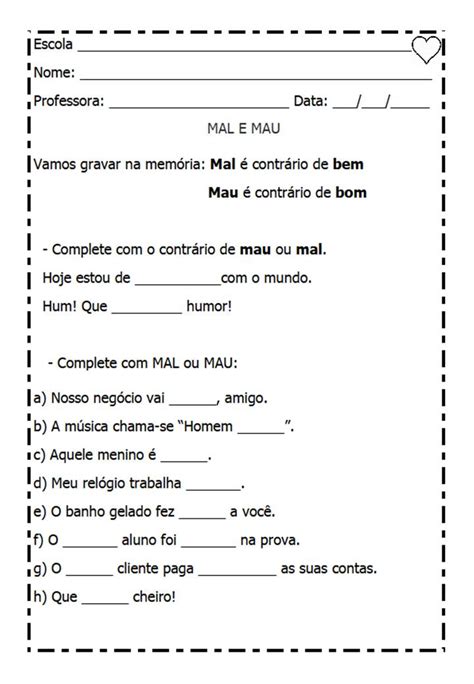 ATIVIDADES GRAMATICAIS PARA O 5º ANO