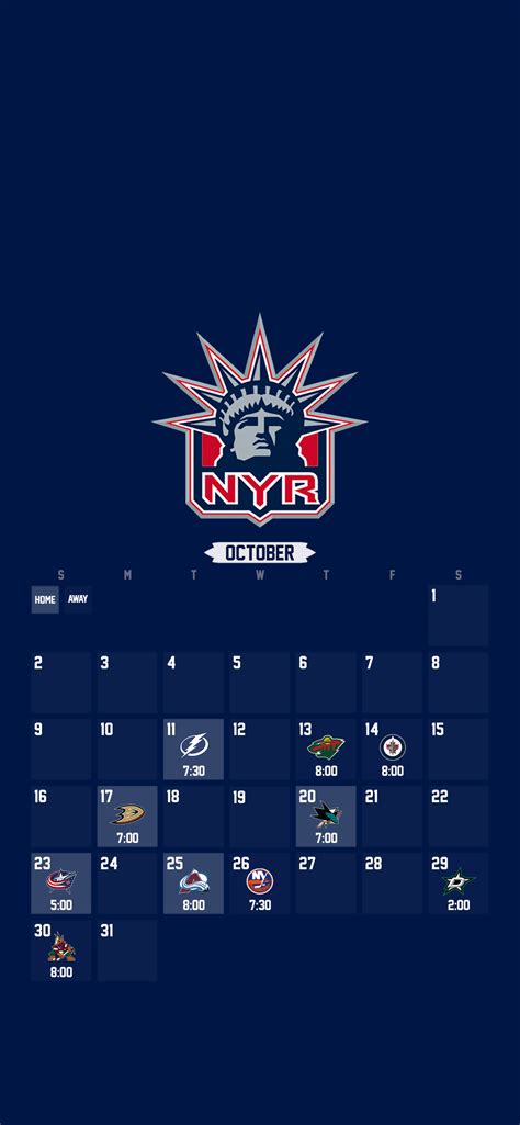 New York Giants Calendar Wallpaper