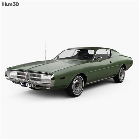 Dodge Charger 1972 3D model - Download Sports car on 3DModels.org