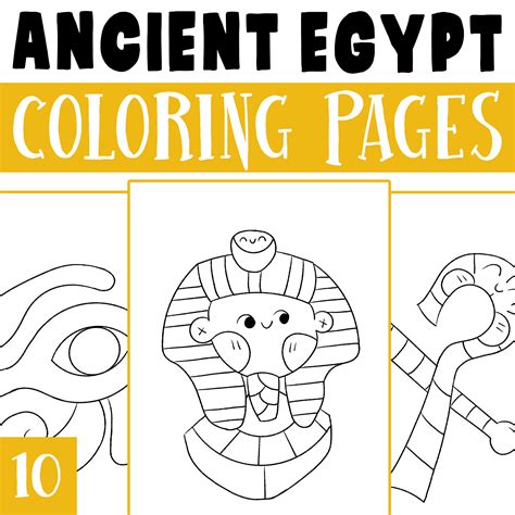 Ancient Egypt Coloring Pages For Kids