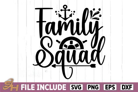 Family Squad Graphic by SVG House · Creative Fabrica