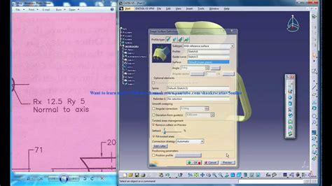 Catia V5 Tutorials Wireframe And Surface Design Rebuild A Mug Part 3 Youtube