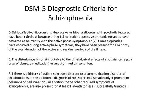 Dsm 5 Diagnostic Criteria For Schizophrenia Mnemonic 45 Off