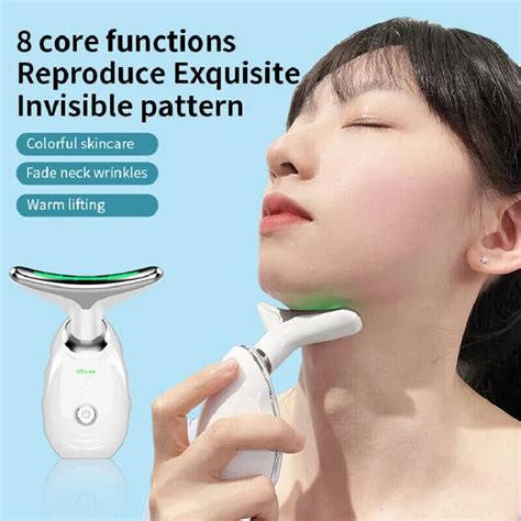 Myoglow Neck Face Lifting Anti Wrinkle Massager Ebay