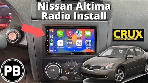 2007 2013 Nissan Altima Radio Install Youtube