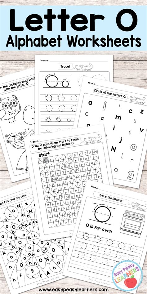 Free Printable Letter O Worksheets - Alphabet Worksheets Series - Easy Peasy Learners