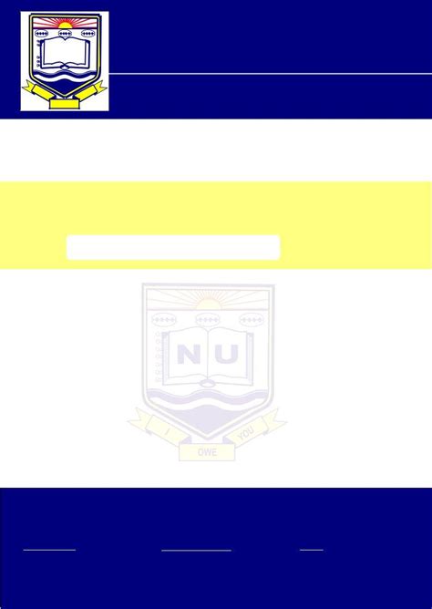 Nkumba University Application PDF Form - FormsPal